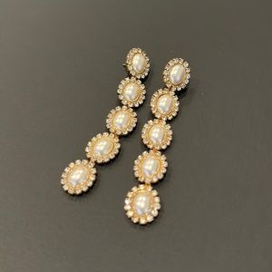 Elizabeth Cole - Von Drop Pearl Earrings